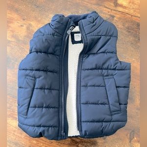 baby GAP 2T Navy puffer vest